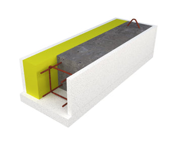 Aerated concrete lintel 365mm (per m1)